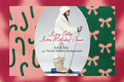 Soft & Jolly Holiday Backgrounds, a Background Graphic by DigARTbyHavroshka (Thumbnail 12 of 12)