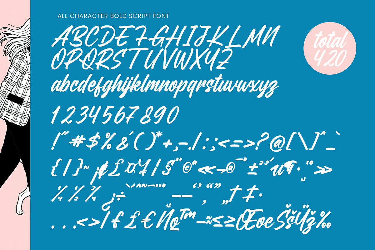Delaghes - Bold Script Font, a Script Font by Letterena Studios Script (Photo 10 of 20)