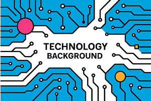 Colorful vector illustration, a Technology Illustration by ZinetroN