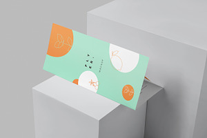 US Letter Trifold Brochure Mockups