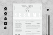 Simple and Clean Resume with Cover, a Resume Template by Studio Temply (Thumbnail 1 of 7)