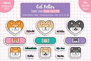 Get Better- Kawaii Shiba Vector Set, an Illustration by Candy Horror Shop (Thumbnail 1 of 6)
