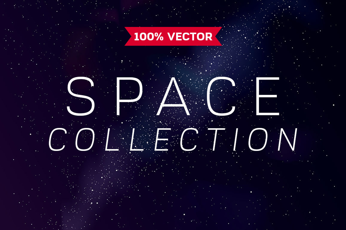 SPACE COLLECTION + EXTRAS, a Background Graphic by Roman Paslavsky (Photo 1 of 12)