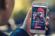 iPhone Mock-Ups, an iPhone Mockup by PuneDesign (Thumbnail 6 of 10)