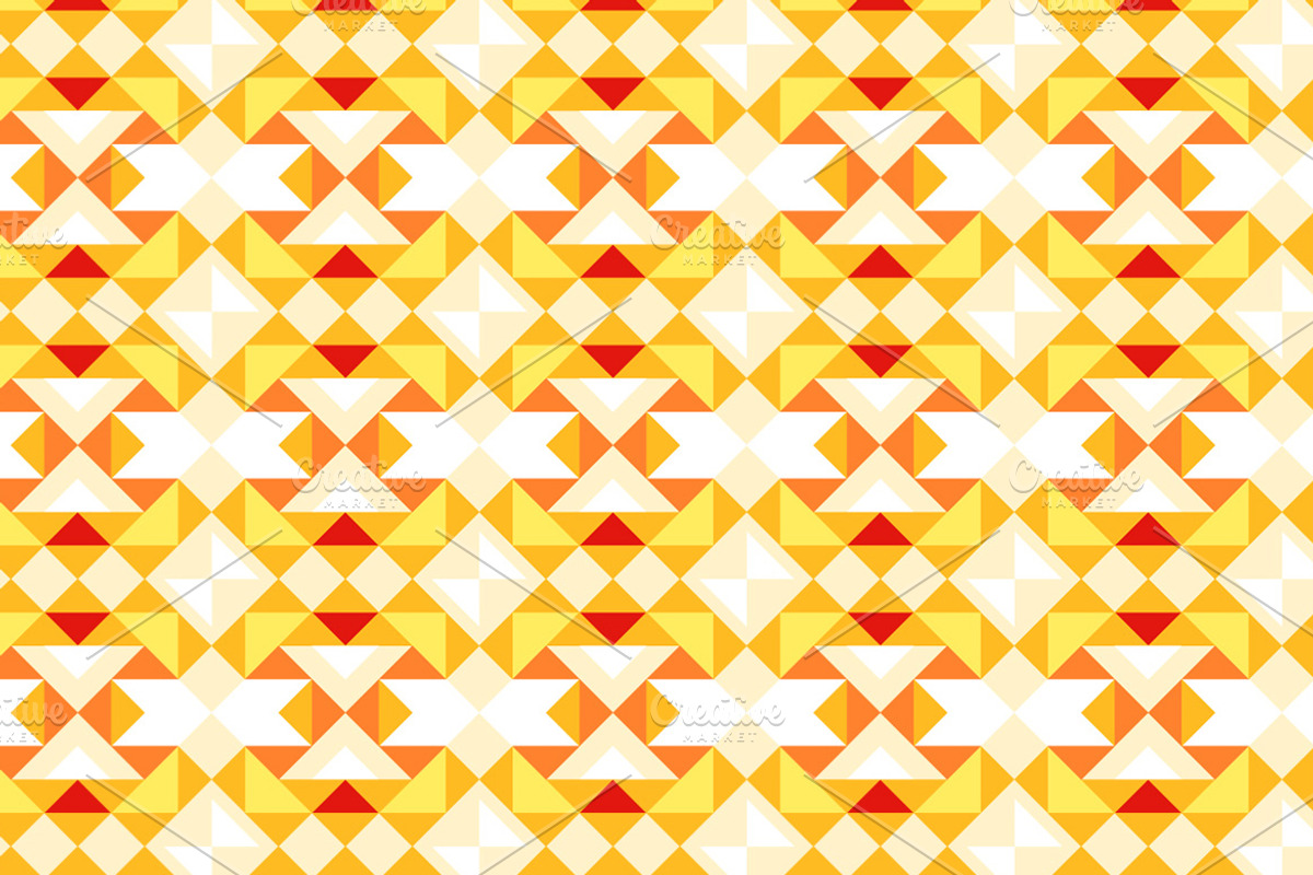 Colorful Geometric Vector Pattern, a Pattern Graphic by MISS CHATZ (Photo 3 of 3)