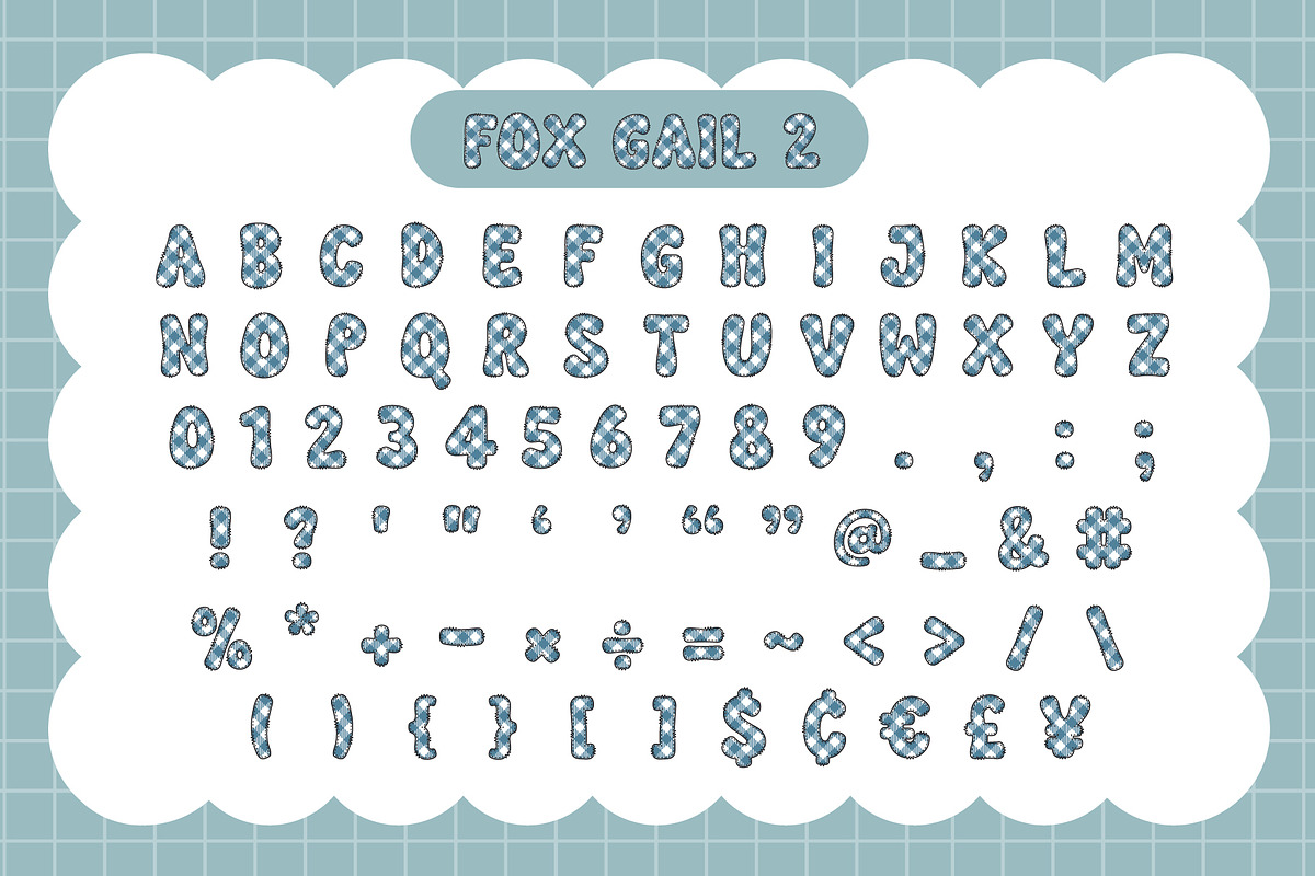 Fox Gail: 4 Color Font Style, a Symbol Font by Fox7 By Rattana (Photo 7 of 11)
