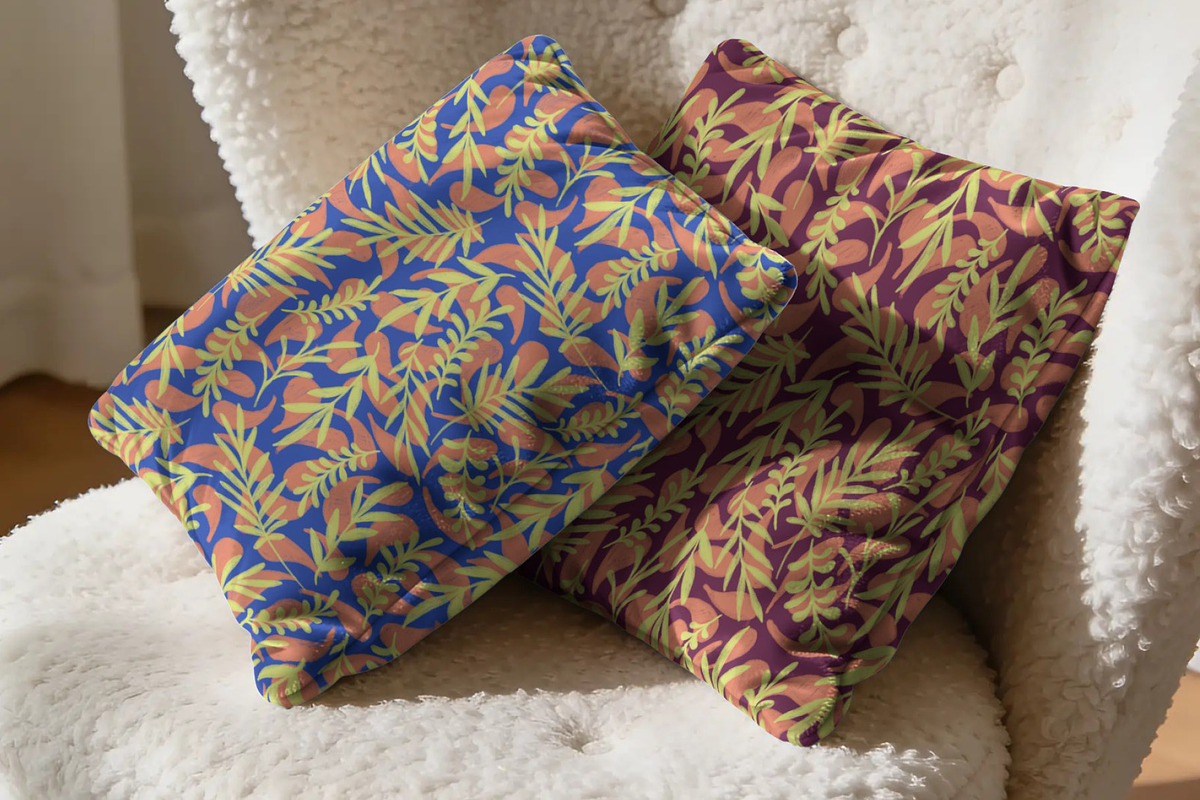 Mediterranean Leaf Seamless Pattern, a Pattern Graphic by Annie Tyndall Creative (Photo 3 of 13)