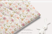 Floral Seamless Patterns & Cliparts, a Pattern Graphic by Grace Noboa Illustrations (Thumbnail 3 of 17)