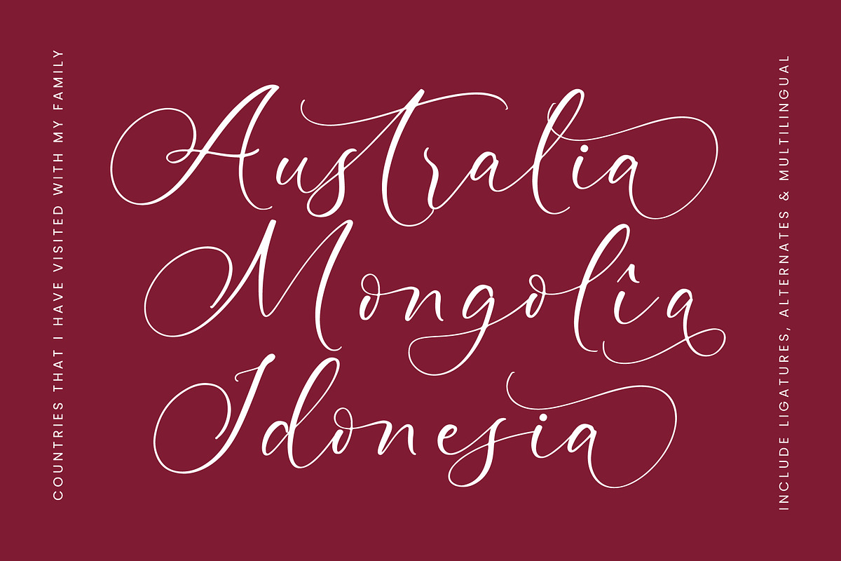 Aurating Martey Stylish Calligraphy, a Script Font by stylishtype.co (Photo 2 of 20)