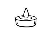 Candle Silhouette Vector Bundle, an Illustration by jahid234 (Thumbnail 10 of 51)