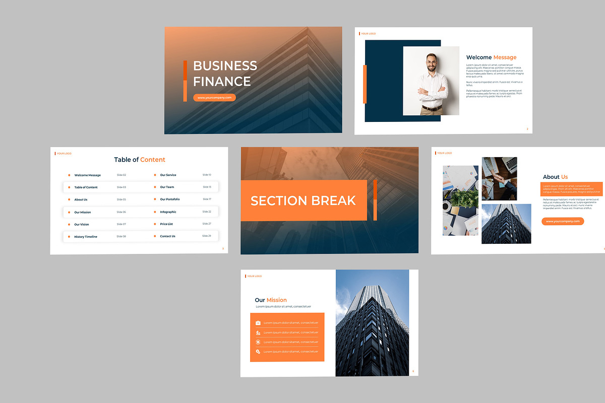 Business finance presentation, a Presentation Template by Recreative (Photo 2 of 6)