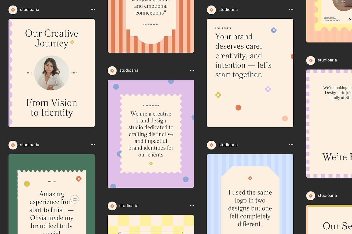 Playful Aesthetic | Social Media Kit, a Social Media Template by Studio Provo (Photo 1 of 6)