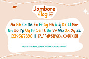 Jambore Flag, a Handwritten Font by TrimStudio (Thumbnail 7 of 7)