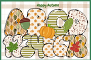 Happy Autumn-PNG fonts, a Handwritten Font by It me digital art (Thumbnail 1 of 9)