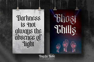 Angelic Robe - Blackletter Font