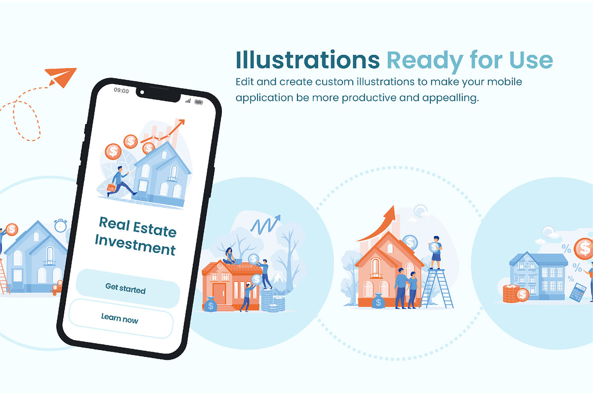 Real Estate Investment set bundle, a Person Illustration by alwie99d (Photo 3 of 6)