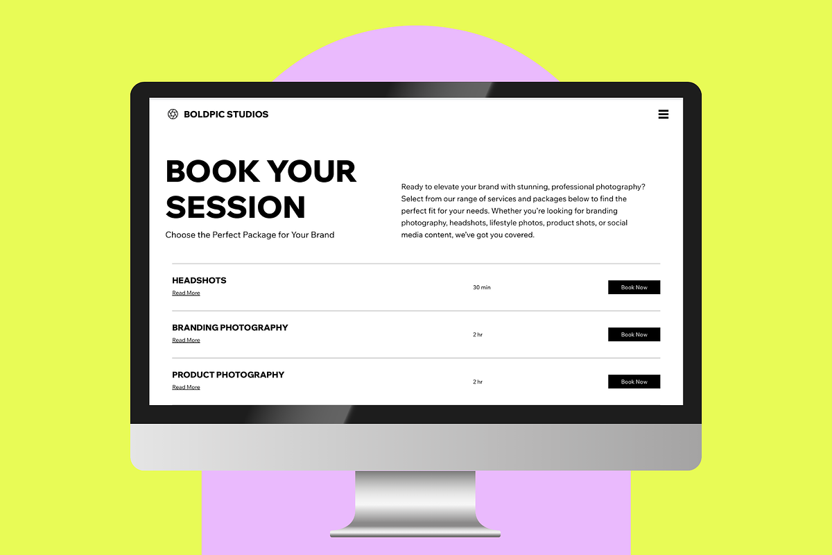 Wix Studio Template for Photographer, a Wix Template by Collette Collabs (Photo 4 of 6)
