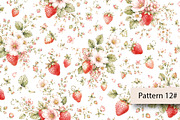 Strawberry Seamless Pattern, a Pattern Graphic by Villa 11 Estudio (Thumbnail 13 of 13)