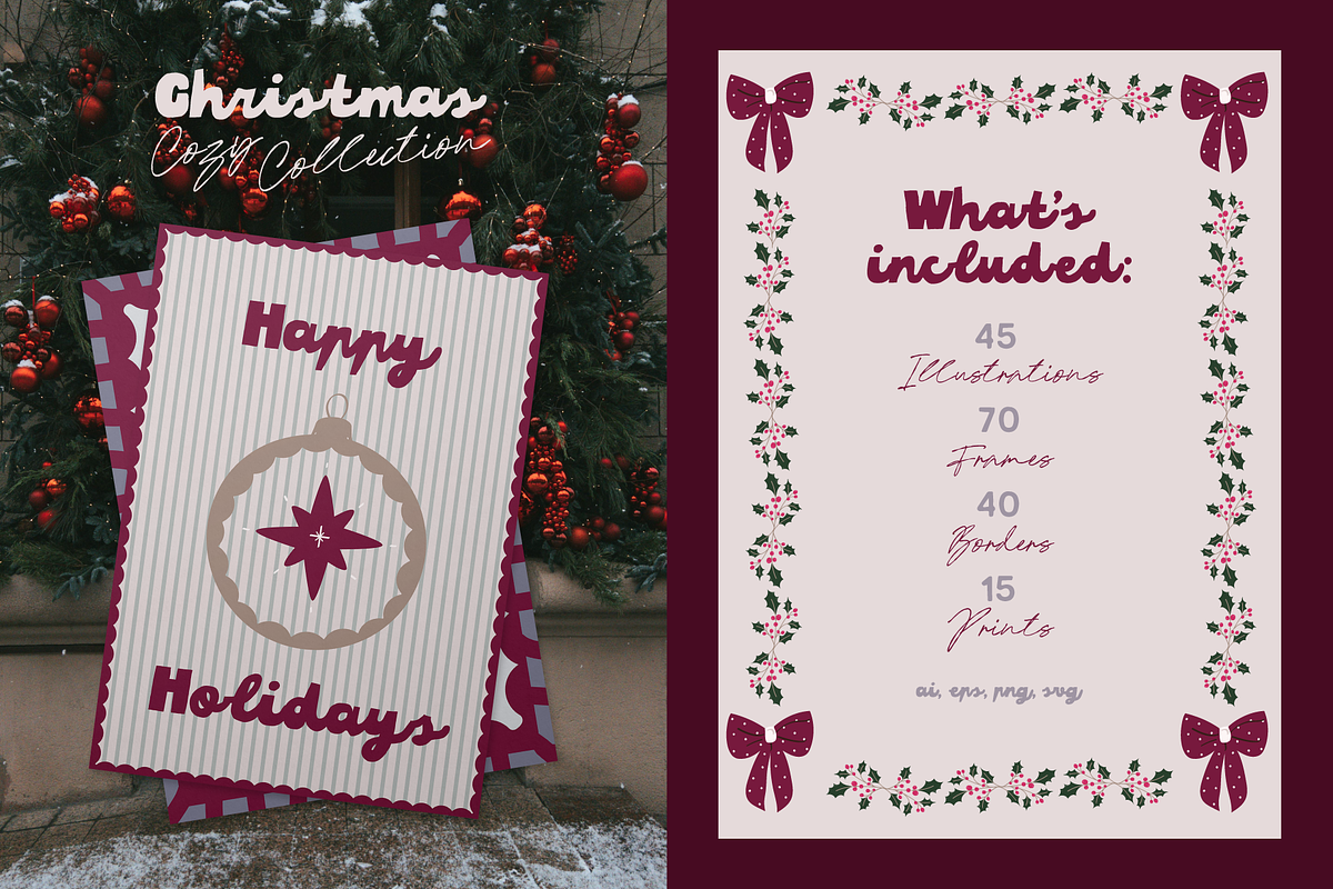 Cozy Christmas Collection, an Object Graphic by Animoon (Photo 4 of 15)