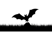 Minimal Horror Bat Silhouette Bundle, an Illustration by Designs_River (Thumbnail 25 of 51)