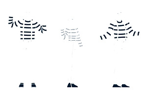 art mime vector, a Person Illustration by pikepicture