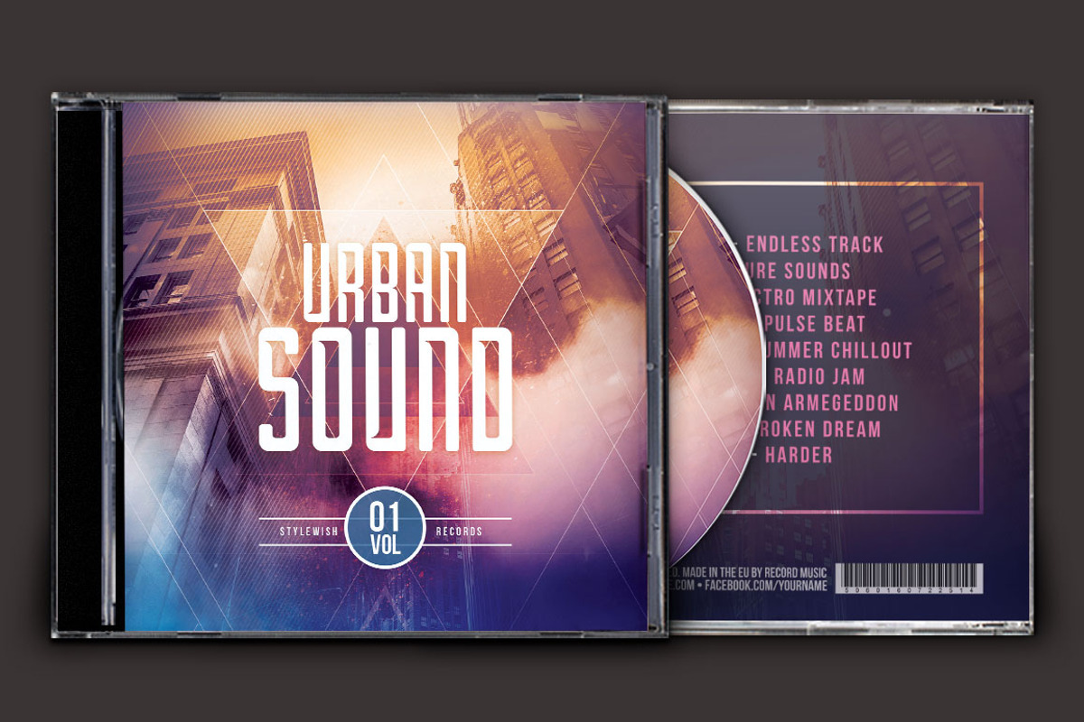 20 CD Cover Templates Bundle, a Templates & Theme by styleWish (Photo 16 of 21)