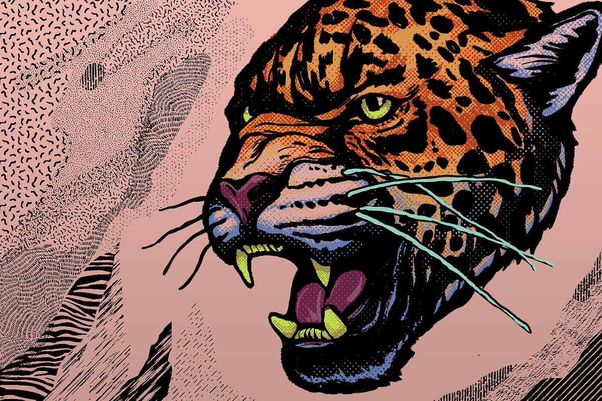Halftone Brush Pack, a Brush Add-On by ZiziMarket (Photo 6 of 6)