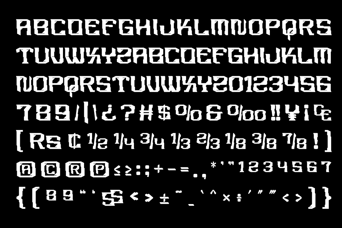 Hiraki - Modern Techno Font, a Handwritten Font by MaikoHatta (Photo 7 of 7)