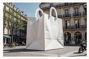 Guerrilla Marketing Shop Bag Mockup, a Mockup by ReAffirm (Thumbnail 4 of 10)