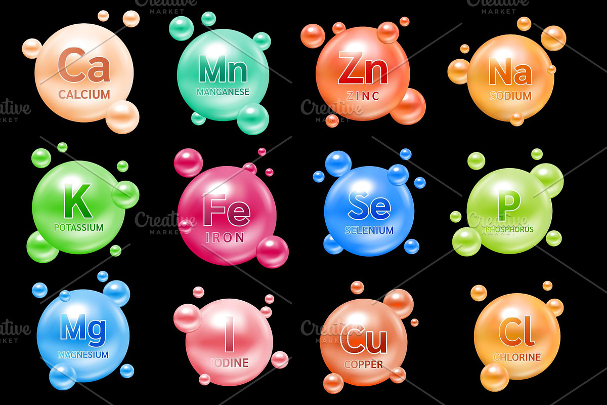 Essential Minerals & Micronutrients, a Healthcare Illustration by Stellalunarts (Photo 3 of 3)