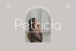 Petricia - Elegant Sans Serif Font