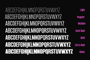 Bondia - Condensed Family, a Sans Serif Font by Arterfak Project (Thumbnail 11 of 15)