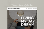 Grand Reverie Display Font, a Sans Serif Font by Sylt Type (Thumbnail 5 of 6)