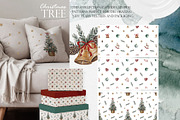 Christmas Tree Clip Art Collection, a Seasonal Illustration by RushkinaAntonina (Thumbnail 6 of 8)