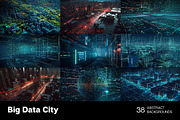 Bid data City - 38 images, a Background Graphic by Handmadefont (Thumbnail 3 of 9)