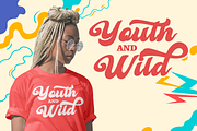 Retro Young - Vintage Bold Font, a Script Font by figuree studio (Thumbnail 4 of 10)