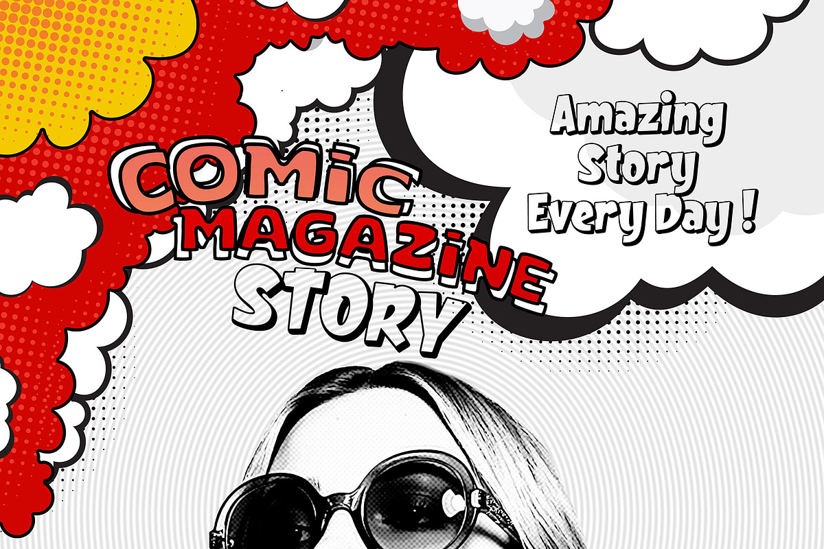 Retro Comic Book Style Poster Art, an Action Add-On by Photoshop Action (Photo 17 of 21)