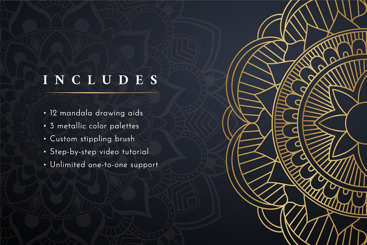 قالب صانع الماندالا لبروكرييت | Procreate Mandala Creator Template