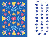 Crayon Florals 113 Procreate Brushes, a Brush Add-On by Pencil Twist (Thumbnail 3 of 10)