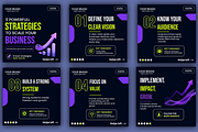 carousel post template, a Social Media Template by microtasker (Thumbnail 2 of 2)