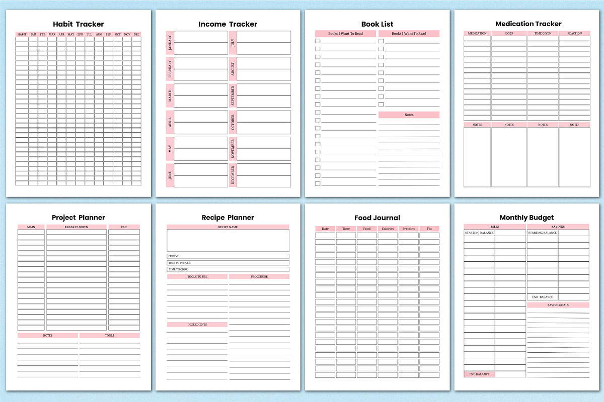 2026 Life Planner For KDP Interior preview 4