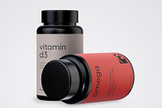 SUPPLEMENT BOTTLE MOCKUP, a Packaging Mockup by GraphicWave (Thumbnail 7 of 10)
