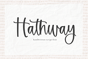 Hathway | Modern Script Font, a Script Font by KA Designs (Thumbnail 1 of 12)