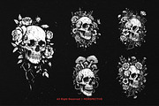 10 Bundle Dark Art Floral Death, an Illustration by Morspective (Thumbnail 5 of 7)