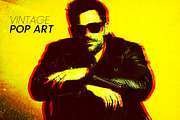 Grunge Vintage Pop Art Image Effect, a Layer Style Add-On by studiogstock (Thumbnail 1 of 4)