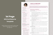 Professional Resume Template, a Resume Template by Anjum Ilyas (Thumbnail 2 of 7)