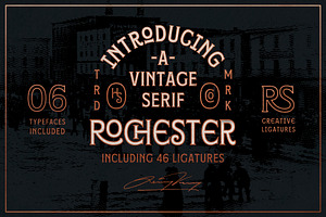 Rochester - With 46 Ligatures