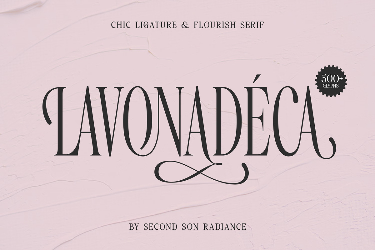SS Lavonadeca - Flourish Serif Font, a Serif Font by Typocracy Studio (Photo 1 of 15)