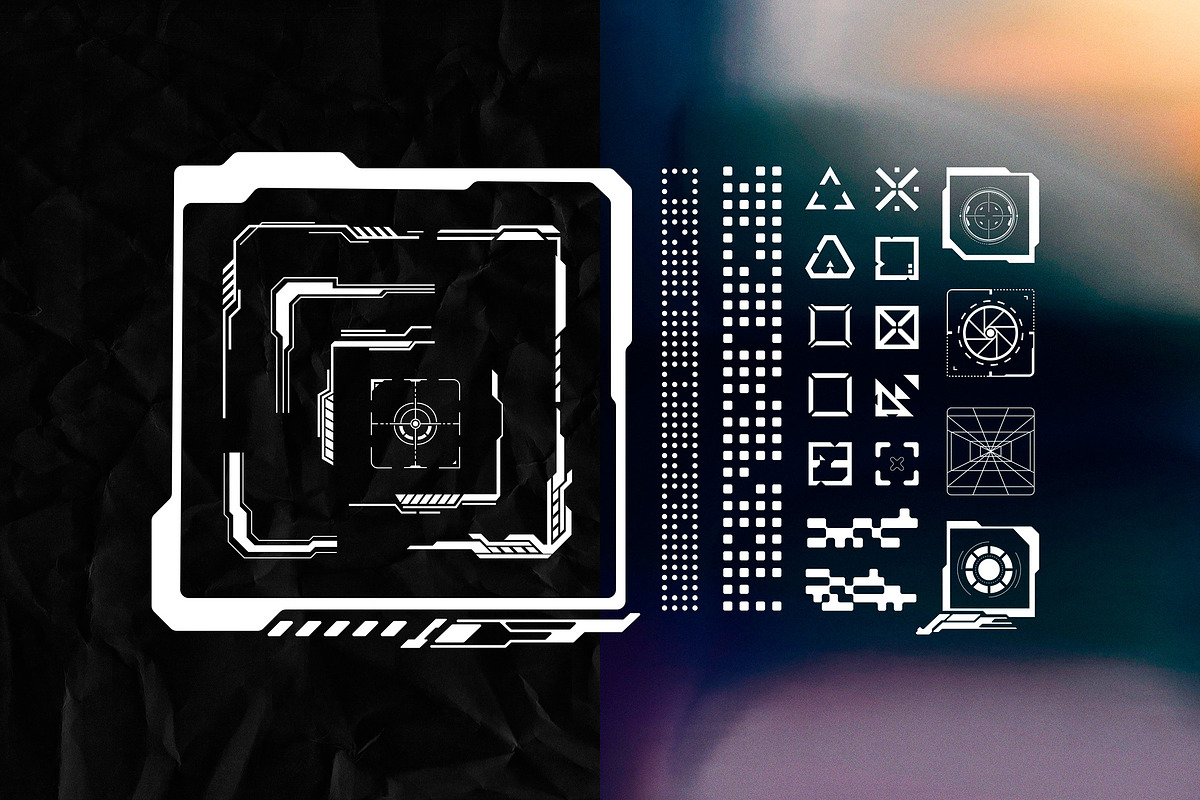 Retro-Futuristic Shapes Collection, an Object Graphic by pixelbuddha.net (Photo 6 of 17)