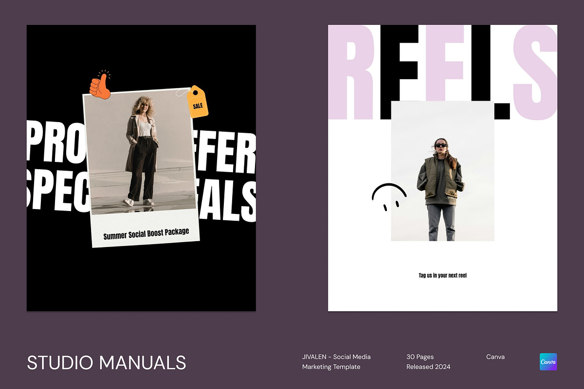 JIVALEN - Social Media Marketing Tem, a Social Media Template by Studio Manuals (Photo 1 of 8)